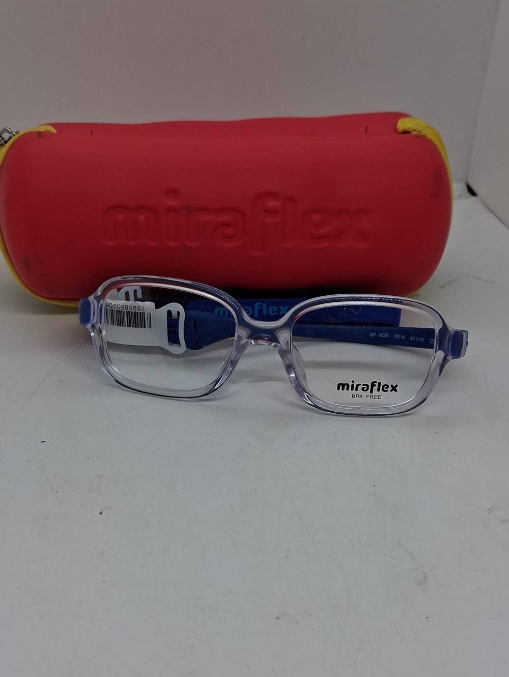 NWT Kids Miraflex MF4026 524 Eyeglass Plastic Frames Clear